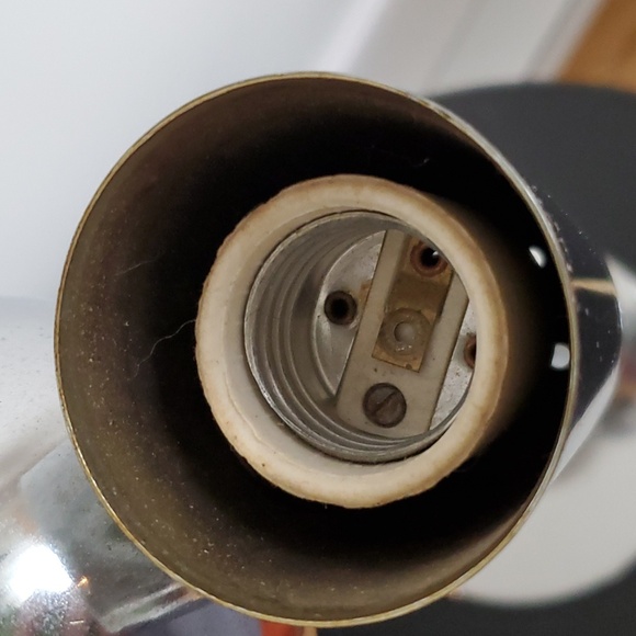 VTG Space Age Chrome Table Lamp - Picture 6 of 7